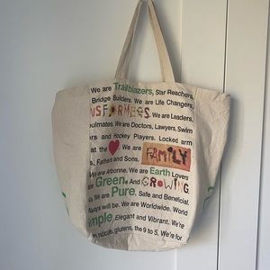 3/$10 Arbonne cotton tote bag